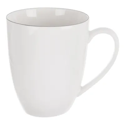 Cană albă din porțelan 390 ml Decora – Orion