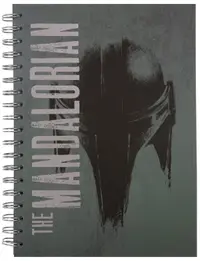 Caiet cu spirală Cool Pack Black - Disney 100, The Mandalorian, B5, pătrate mici, 100 foi