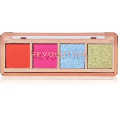 Revolution Icon Edit paletă cu farduri de ochi culoare The Vibrant Brights Palette 2.8 g