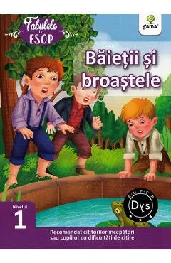 Baietii si broastele. Fabulele lui Esop: Nivelul 1