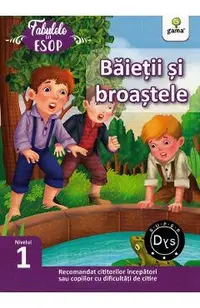 Baietii si broastele. Fabulele lui Esop: Nivelul 1