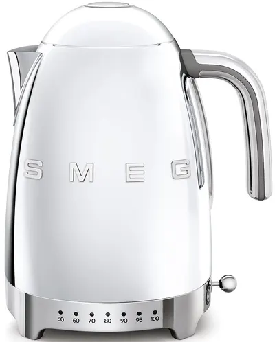 Fierbător electric Smeg - KLF04SSEU, 2400W, 1.7 l, argintiu