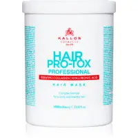 Kallos Hair Pro-Tox Masca pentru par deteriorat cu ulei de cocos, acid hialuronic si colagen 1000 ml