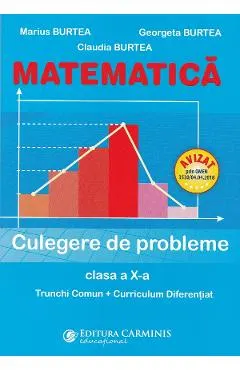 Matematica - Clasa 10 - Culegere de probleme Trunchi Comun + Curriculum Diferentiat