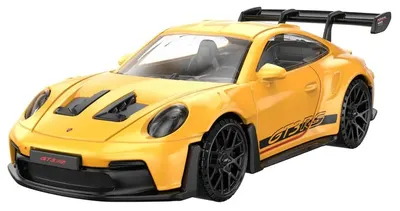 Mașină Rastar Diecast - Porsche 911 GT3 RS, 1:43, galben