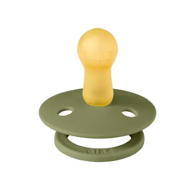 Suzeta Bibs Colour Latex tetina rotunda 6 luni + Olive