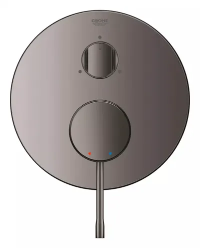 Unitate comanda dus Grohe Essence 24169A01, aparenta, 3 iesiri, diverter, necesita valva, Grafit lucios