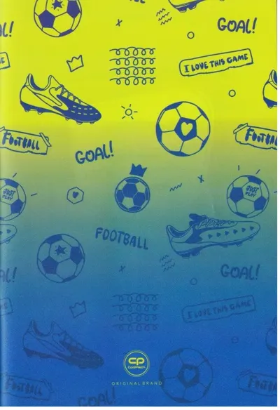 Caiet de notițe Cool Pack Football 2T - A5, 60 de coli, rânduri