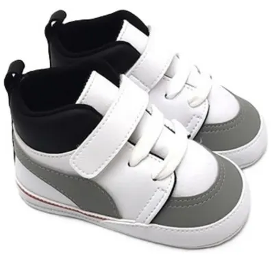 Pantofi pentru bebeluși Funny Baby - Premium, mărimea18, 8-12 luni, pantofi sport, albe