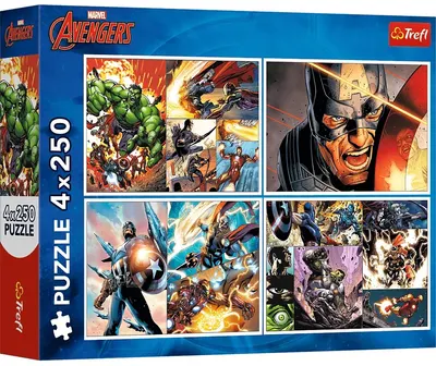 Puzzle Trefl din 4 x 250 piese - Zile eroice