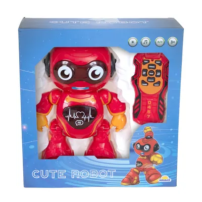 Robotel cu telecomanda care danseaza, Cute Robot, Rosu