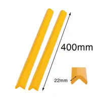 Set 2 benzi protectie mobilier Car Boy Safety Gri din spuma 24x400x22x22x6