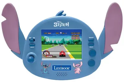 Consolă portabilă Lexibook - Cyber Arcade Motion, Stitch, 2.8'', 50 jocuri