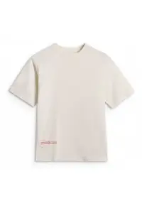 Tricou Oversize Bumbac - Junior - 45676 - Alb ecru