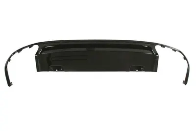 Acoperire bara Spate potrivit VOLVO S90 II, V90 II 2016-2020 - (cu suport de gauri; negru lucios, cu taietura pentru toba de esapament: Doua)