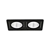 Vascello G2 swivelling 2 x 19W 3000K black IP20