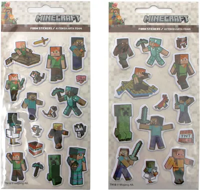 Autocolante GIM Minecraft - Foam