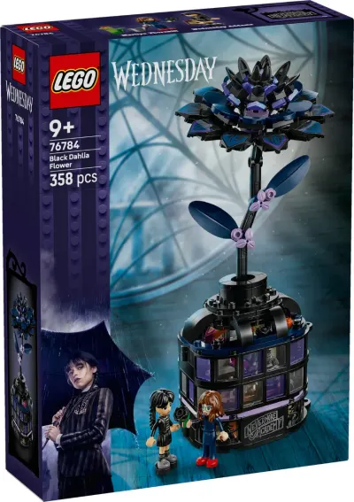 LEGO® Wednesday - Floare de dalie neagra (76784)