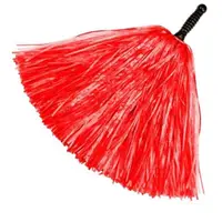 Pom pom majorete rosu