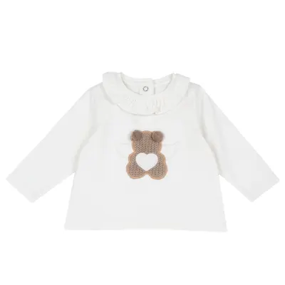 Bluza copii Chicco, Alb, 00102-69MFCO