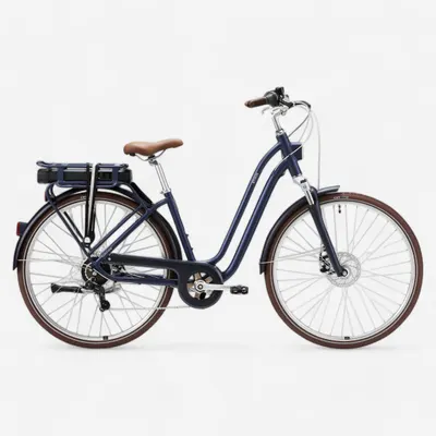 Bicicletă de oraș electrică Elops 900E cadru jos