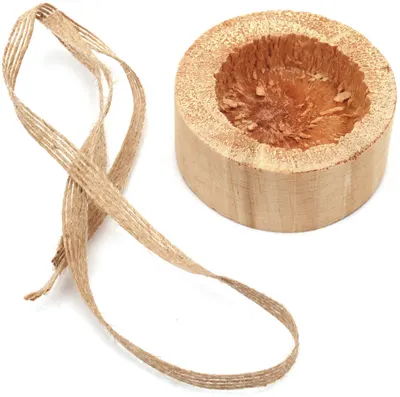 Suport pentru lumânări din lemn Em Art - 2.5 x 6 cm