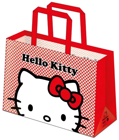 Geantă de cumpărături Pyramid Animation: Sanrio - Hello Kitty (Peeking)