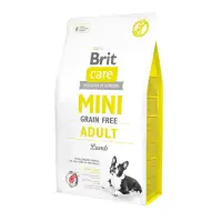 Hrana uscata pentru caini Brit Care Grain Free Mini Adult cu miel 7 kg