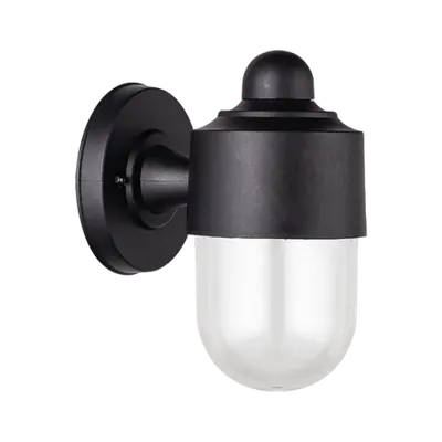 Aplica de Perete Roger 1xe27 Negru Ip44