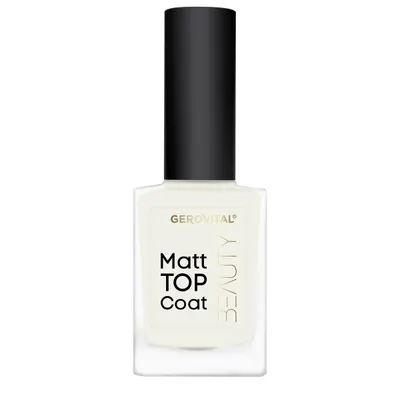Lac de unghii Beauty Matt Top Coat, 11ml, Gerovital