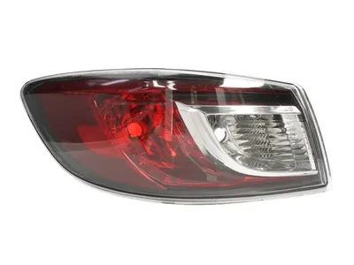 Stop tripla lampa spate stanga potrivit MAZDA 3 LIMUZINA 2008-2013 - ( exterior , Semnalizator alb, culoare sticla: rosu)