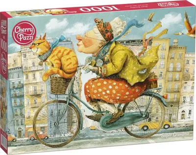 Puzzle Cherry Pazzi din 1000 piese - Super bunica