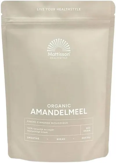 Mattisson Healthstyle Făină organică de migdale, 300 g