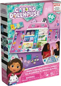 Joc de societate Gabby's Dollhouse: Gabby's Charming Collection Game - pentru copii