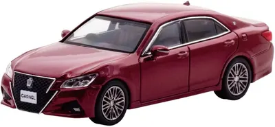 Model de colecție Carnel Modern: Automobile - Toyota Crown Athlete S Japan Color Selection Package, luciu cristal roșu intens cu fulgi de sticlă, 2015