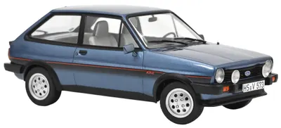 Model de colecție NOREV Modern: Mașini - Ford Fiesta XR2 1981 Blue metallic