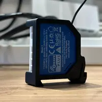 Suport de Sina DIN pentru Shelly PLUS, inclusiv cu seria Quibino Z-Wave, material ignifug, negru
