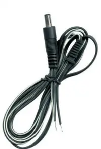 Cablu de alimentare DC 2.1x5.5mm la fire deschise 1.2m, URZ1201-1