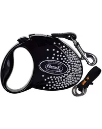 FLEXI Glam Splash Crystal S Lesa banda 3m negru decorat cu cristale Swarovski