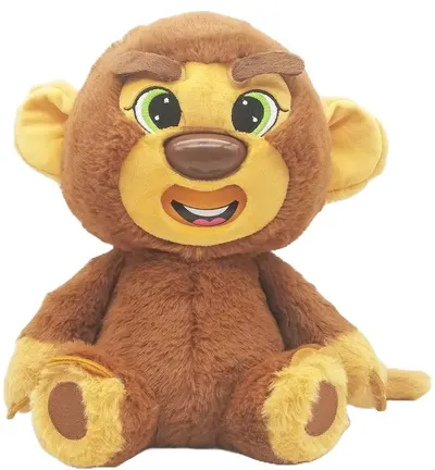 Jucărie de pluș Plushkins - Un animal cu o față în schimbare, Manny