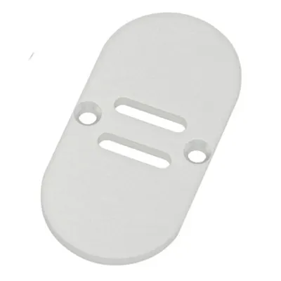 Profile endcap TBH round with cable entry incl. screws