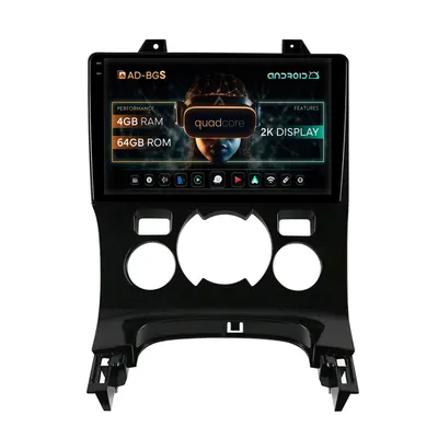 Navigatie 2K Peugeot 3008 5008, Android, S-Quadcore 4GB RAM + 64GB ROM, 9.5 Inch - AD-BGS90042K+AD-BGRKIT259