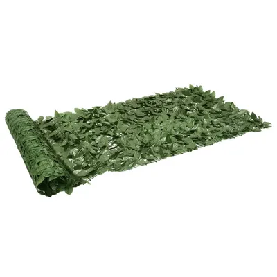 Gossi paravan de balcon, frunze verde inchis, 200x100 cm