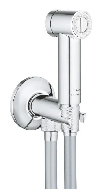 Sistem dus igienic Grohe AQUA, pe perete, 1 functie, fara mixare, crom, 26841000
