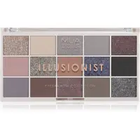 MUA Makeup Academy Eyeshadow Collection 15 Shade Palette paletă cu farduri de ochi culoare Illusionist 12 g