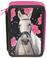 Penar cu rechizite scolare Paso Horse - Cu 2 compartimente