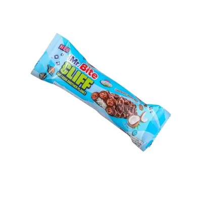 Baton ciocolata cu orez expandat si cocos Mr Bite Cliff 35g Engros