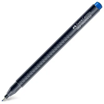 Liner Faber-Castell Grip - Albastru, 0.4 mm