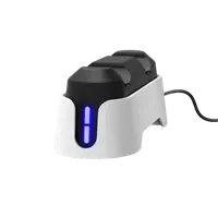 Dock dual incarcare Trust GXT 228 pentru controller PS5, material ABS, greutate 178g, alb