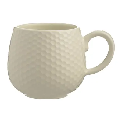 Cană crem pentru latte din ceramică 350 ml Embossed Honeycomb – Mason Cash